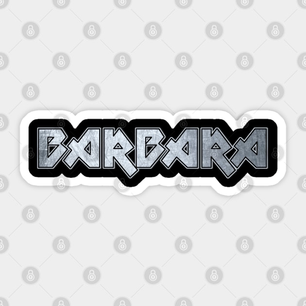 Barbara Sticker by KubikoBakhar